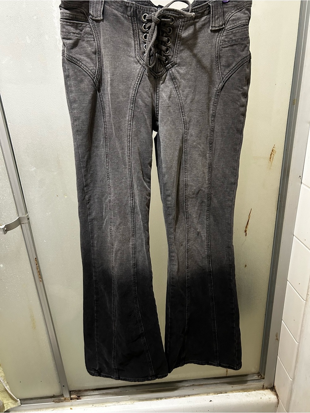 Dollskill current mood UNSTRUCTURED CHAOS LOW-RISE PANTS